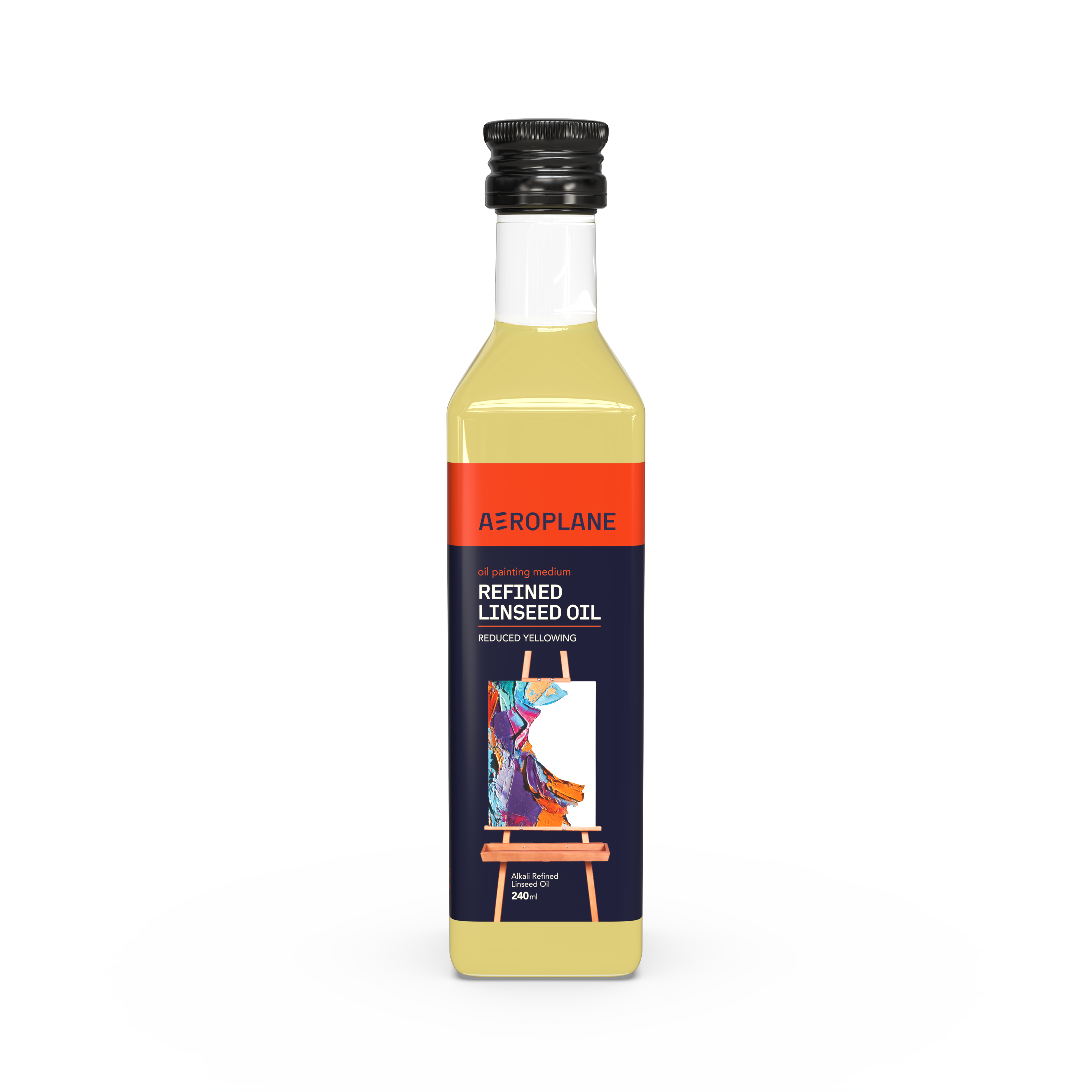 Aeroplane Brand Refined Linseed Oil for Artists